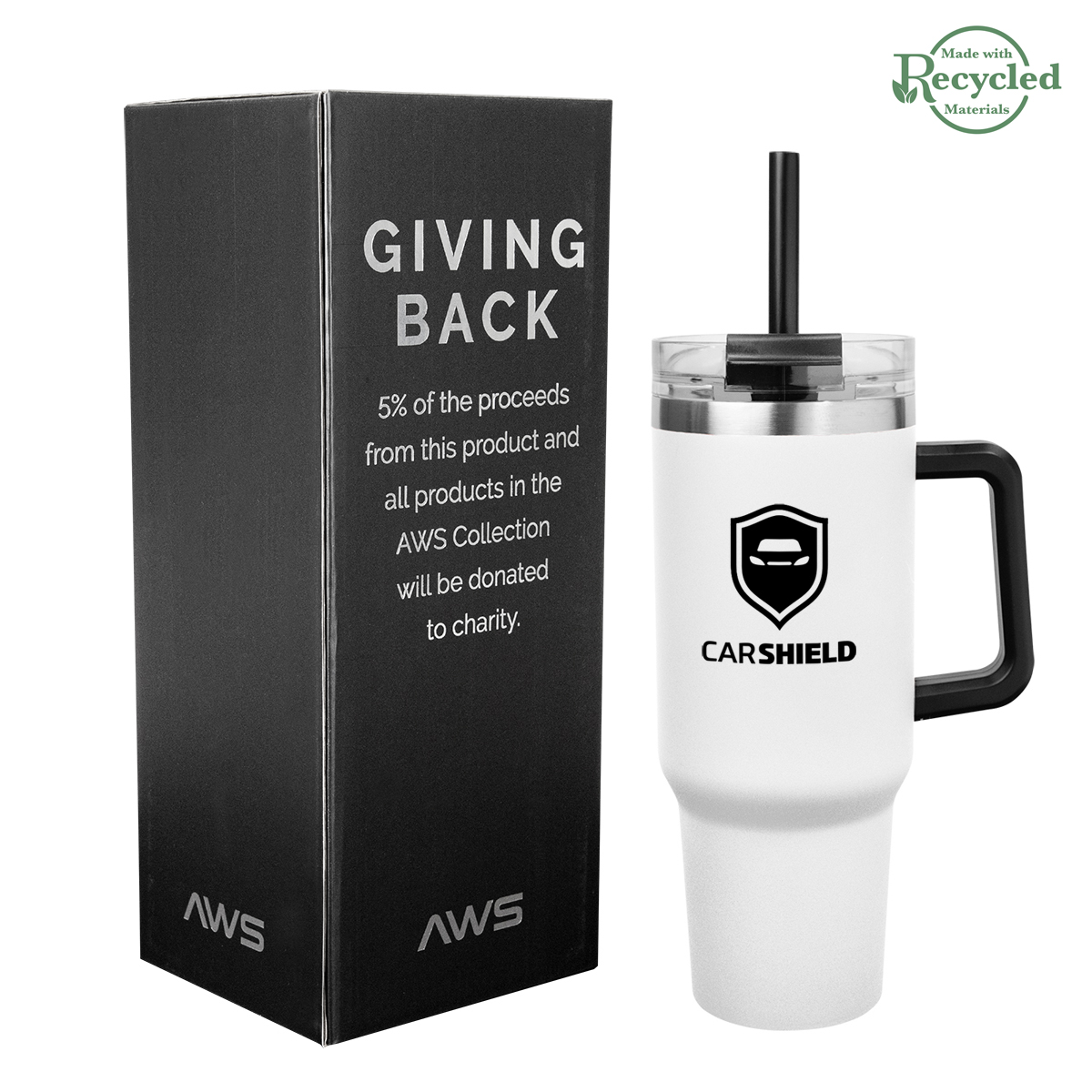 Picture of Aws 40 Oz. Intrepid Stainless Steel Tumbler