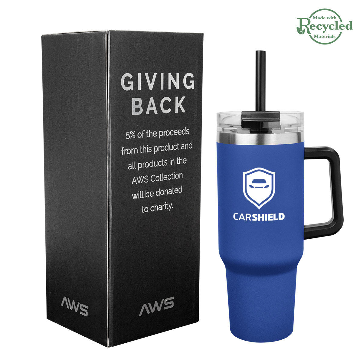 Picture of Aws 40 Oz. Intrepid Stainless Steel Tumbler