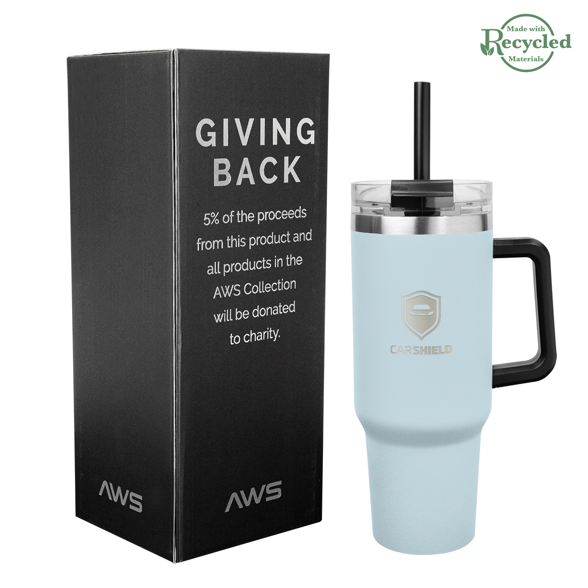 Picture of Aws 40 Oz. Intrepid Stainless Steel Tumbler