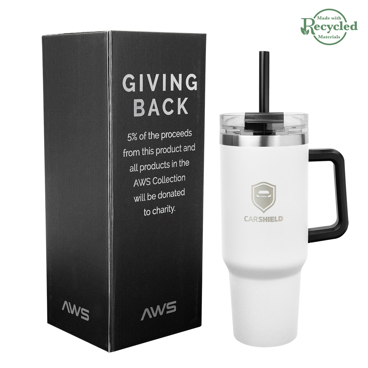 Picture of Aws 40 Oz. Intrepid Stainless Steel Tumbler