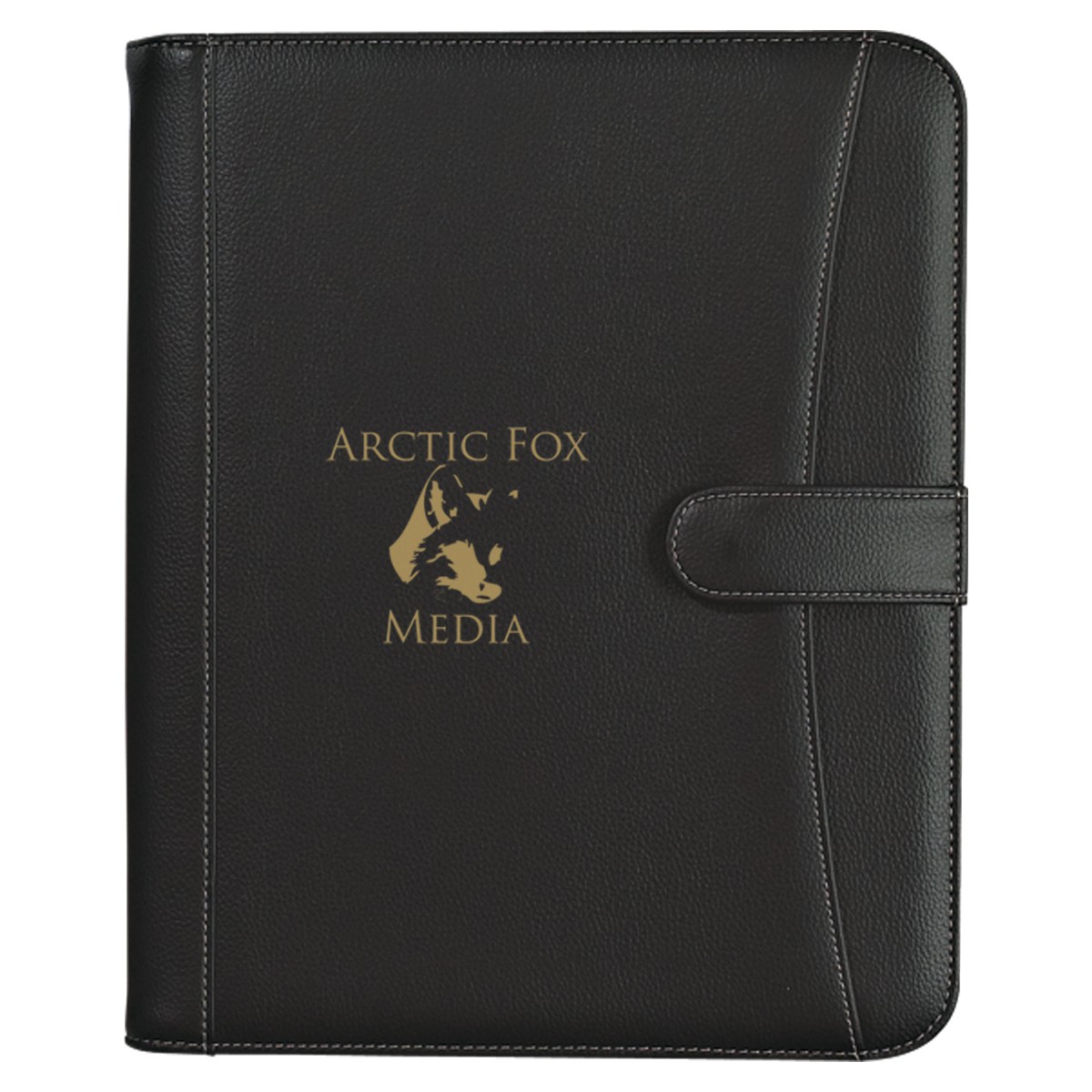 Picture of Pebble Grain Zippered Portfolio With Calculator