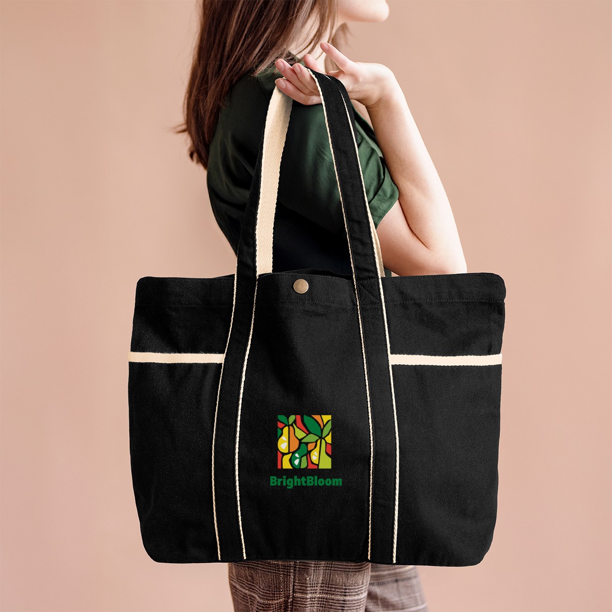 Picture of Aware™ 10 Oz. Recycled Cotton Canvas Tote Bag
