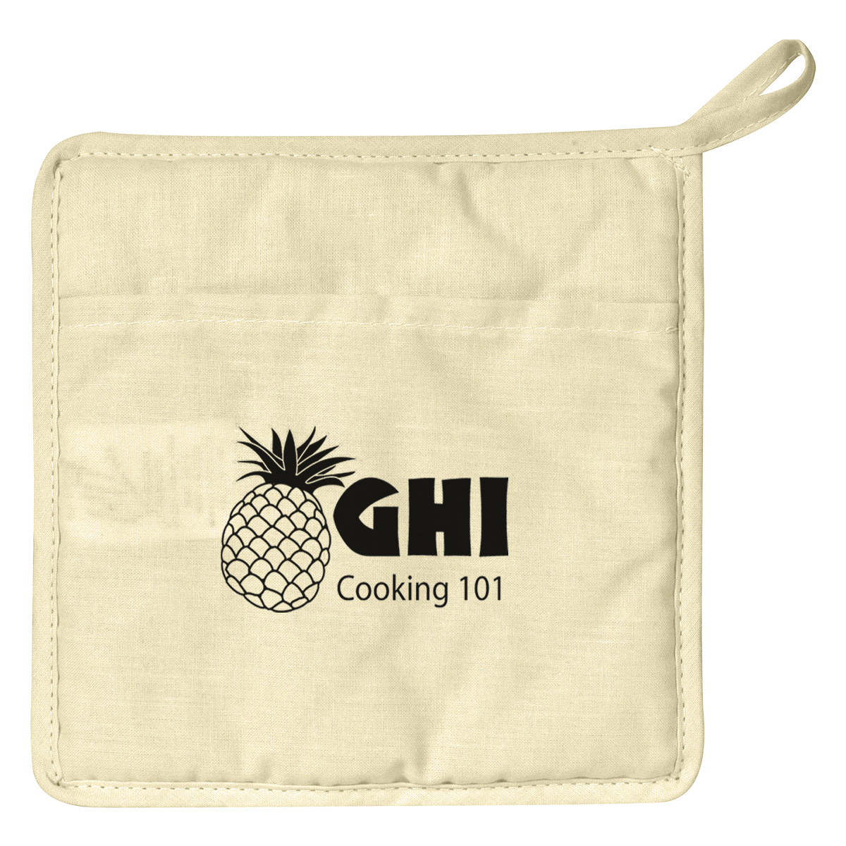 Picture of Quilted Cotton Canvas Pot Holder