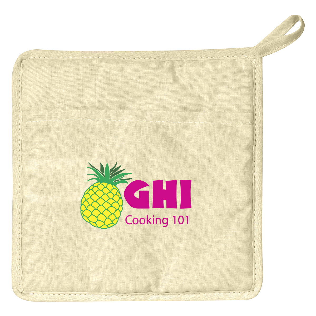 Picture of Quilted Cotton Canvas Pot Holder