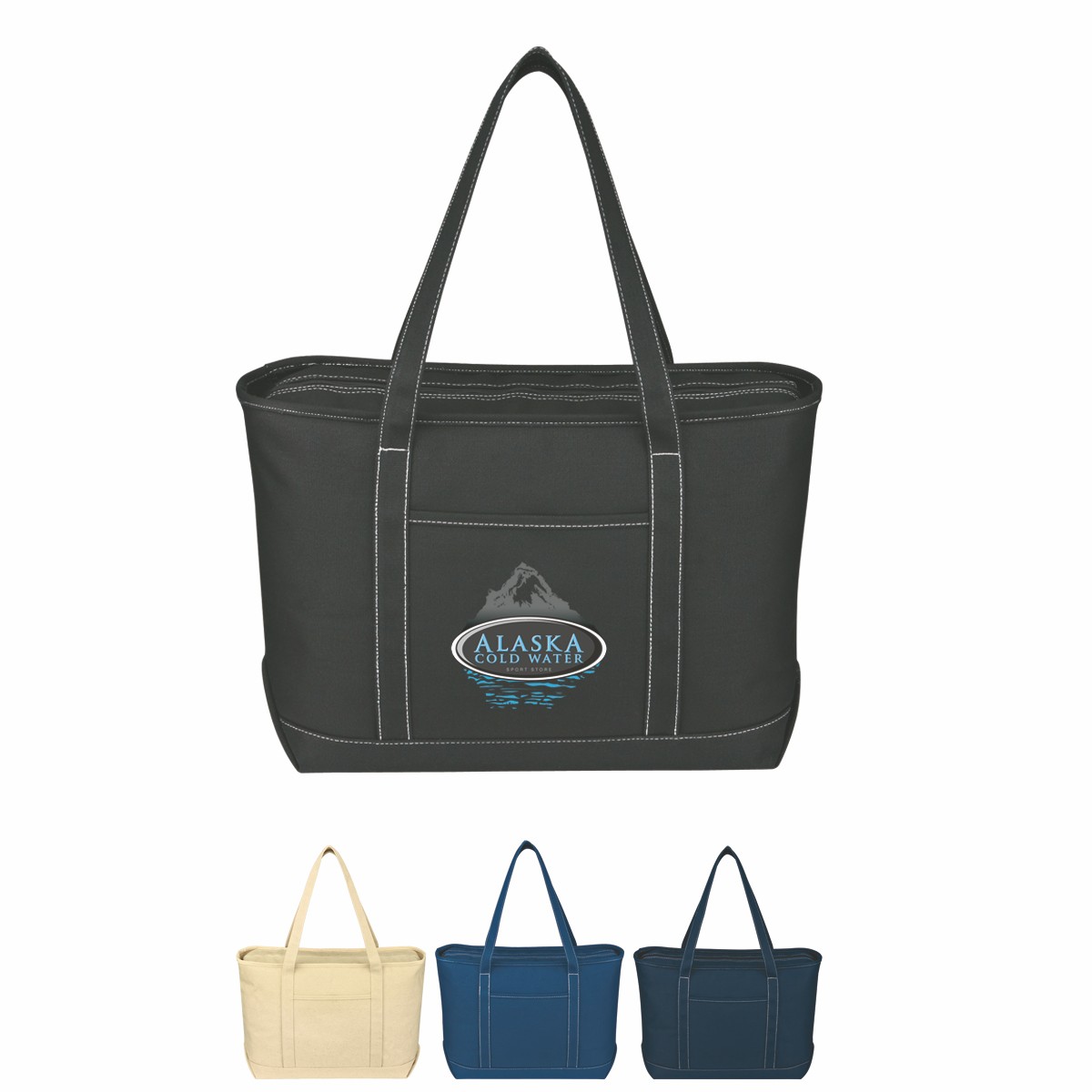 Picture of Large Cotton Canvas Yacht Tote Bag