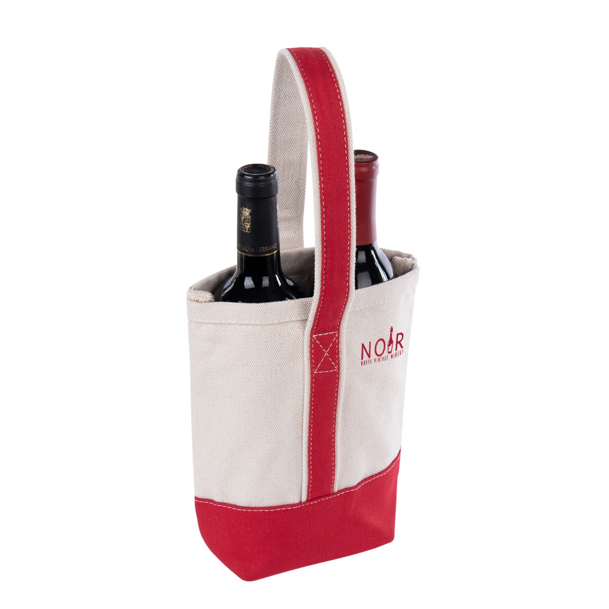 Picture of Deux Wine Bottle Tote Bag