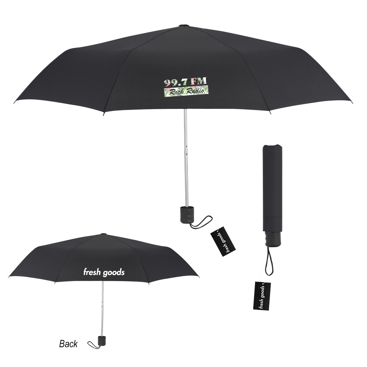 Picture of Fresh Goods 42" Arc Budget Telescopic Umbrella