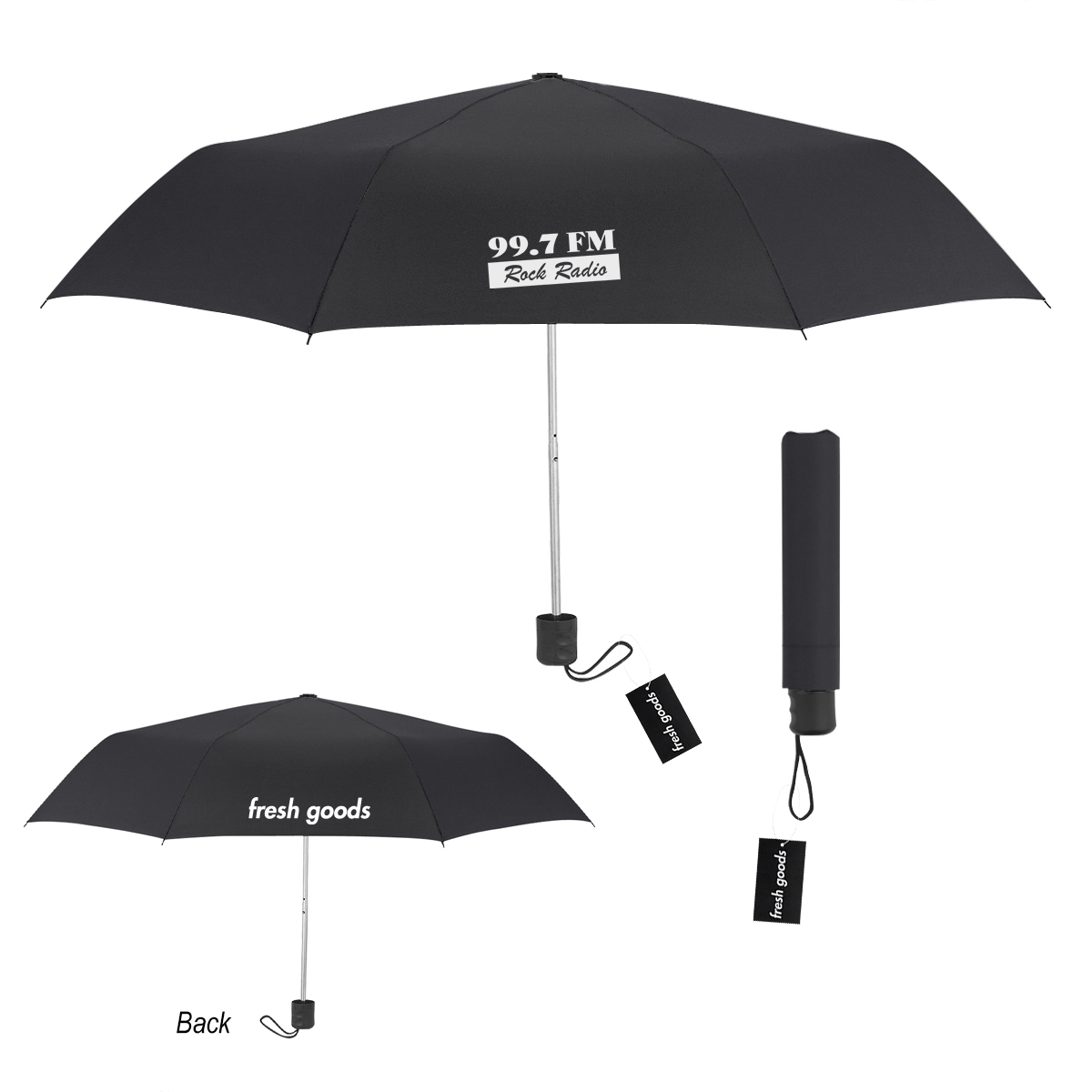 Picture of Fresh Goods 42" Arc Budget Telescopic Umbrella