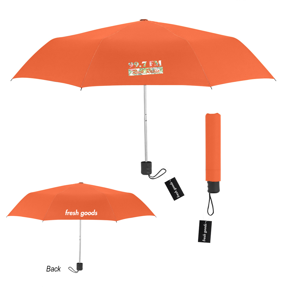 Picture of Fresh Goods 42" Arc Budget Telescopic Umbrella