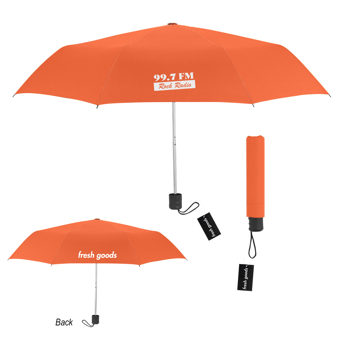 Picture of Fresh Goods 42" Arc Budget Telescopic Umbrella