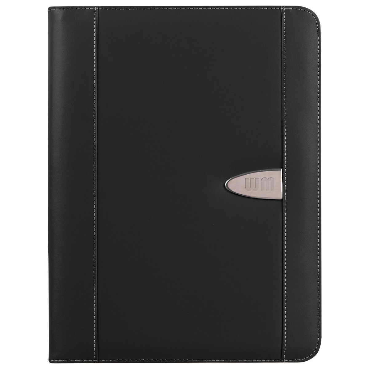 Picture of Eclipse Bonded Leather Zippered Portfolio With Calculator