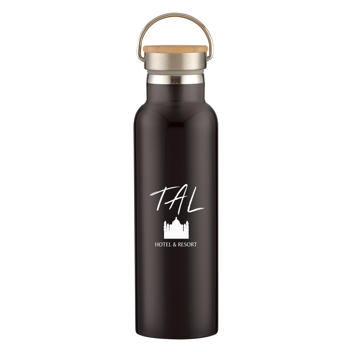 Picture of 21 Oz. Tipton Recycled Stainless Steel Bottle With Bamboo Lid