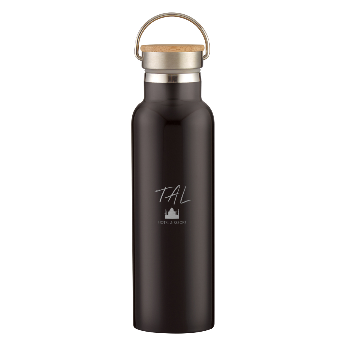 Picture of 21 Oz. Tipton Recycled Stainless Steel Bottle With Bamboo Lid