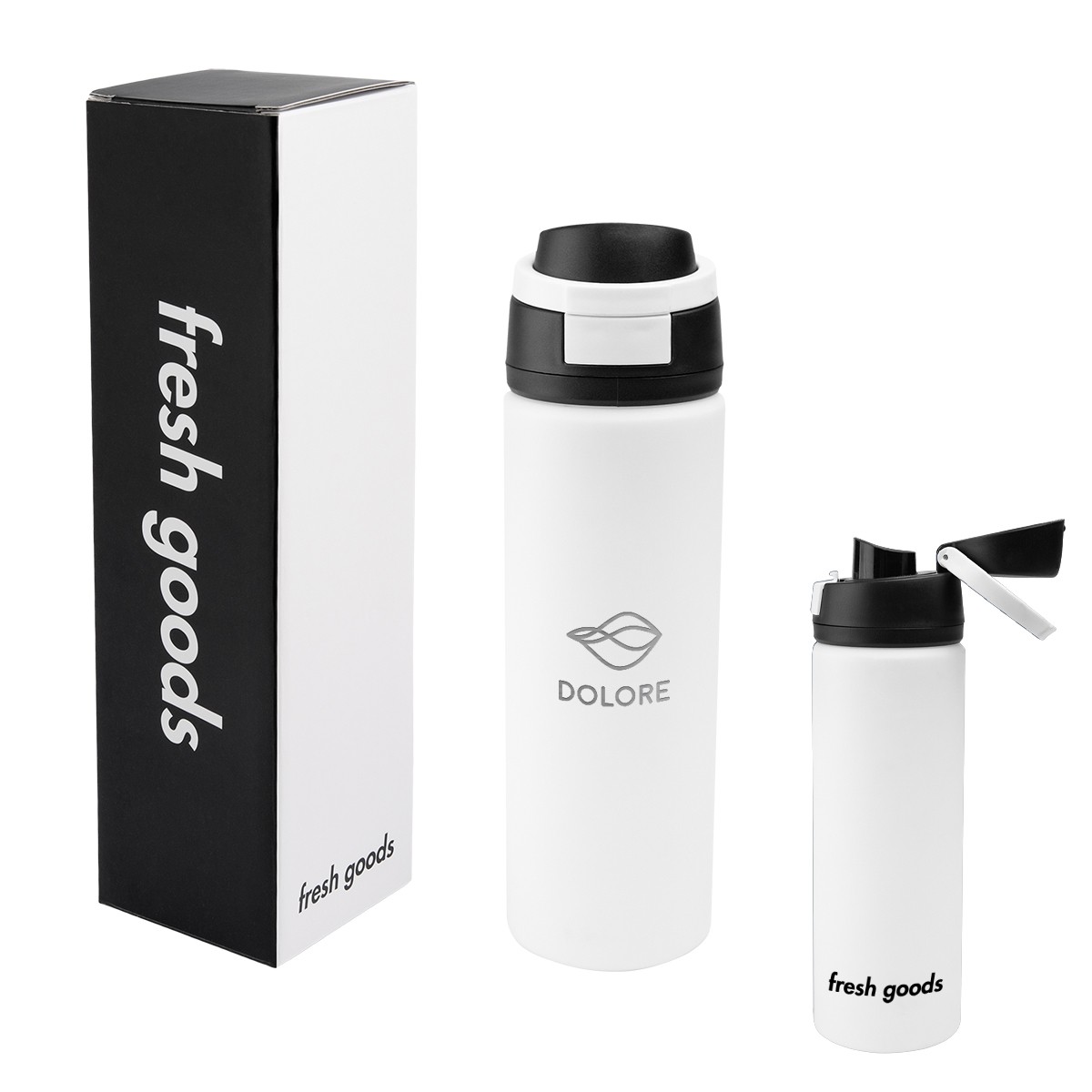 Picture of Fresh Goods 24 Oz. Pop Sip Recycled Stainless Steel Bottle