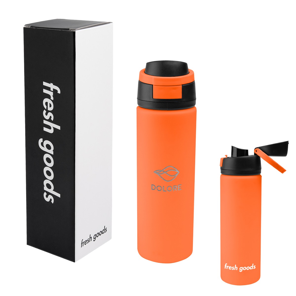 Picture of Fresh Goods 24 Oz. Pop Sip Recycled Stainless Steel Bottle