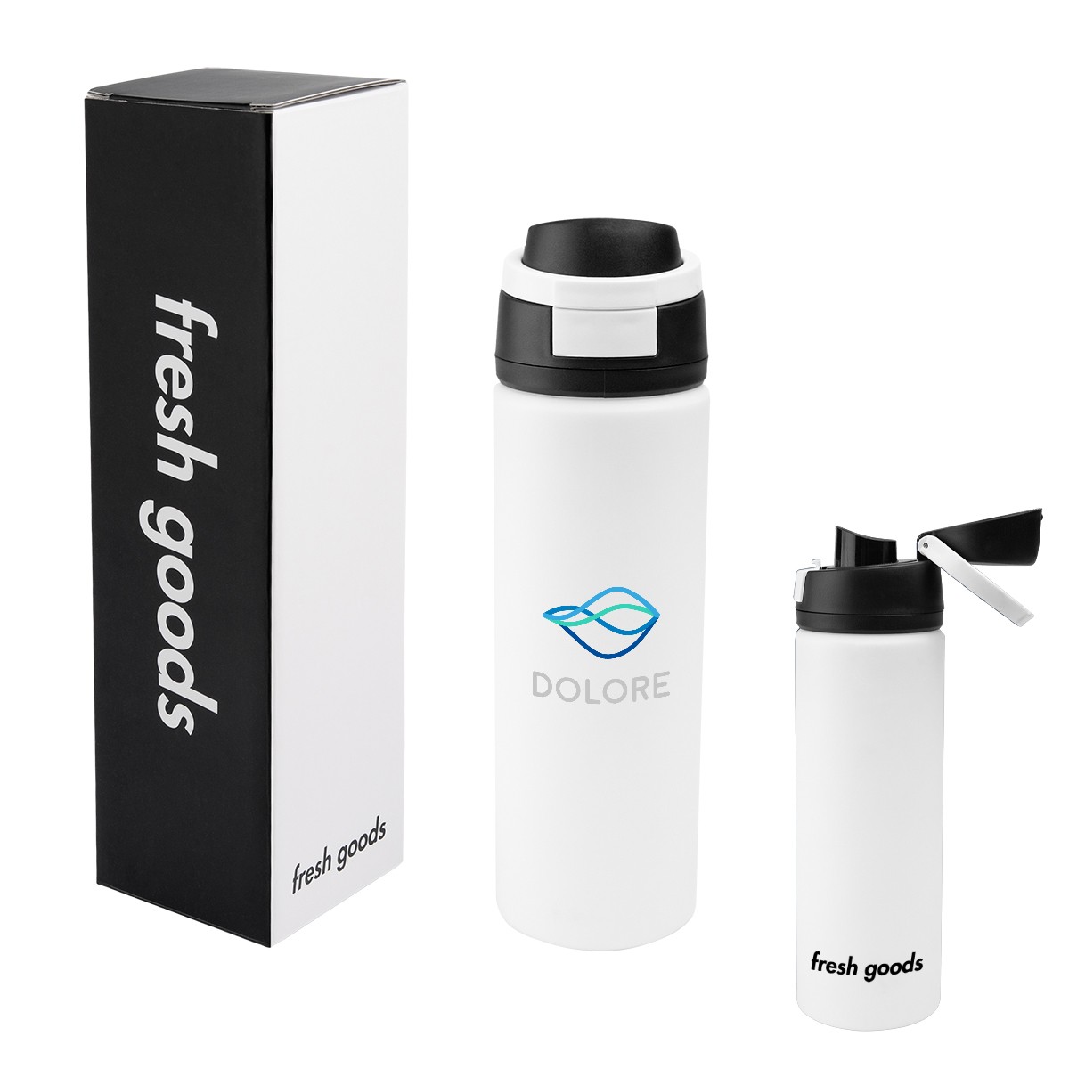 Picture of Fresh Goods 24 Oz. Pop Sip Recycled Stainless Steel Bottle