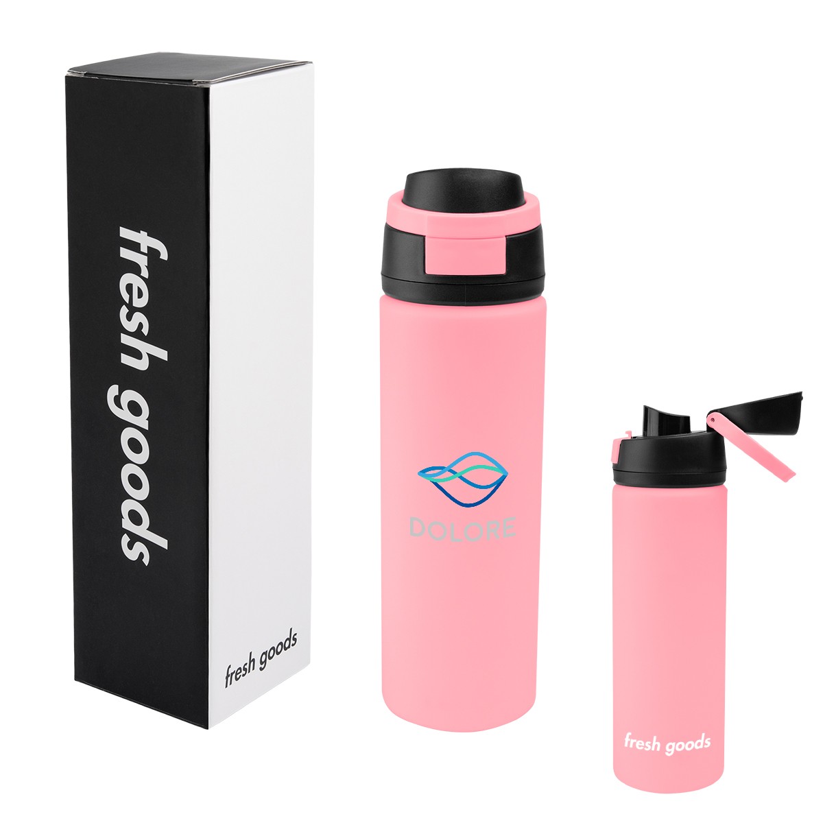 Picture of Fresh Goods 24 Oz. Pop Sip Recycled Stainless Steel Bottle