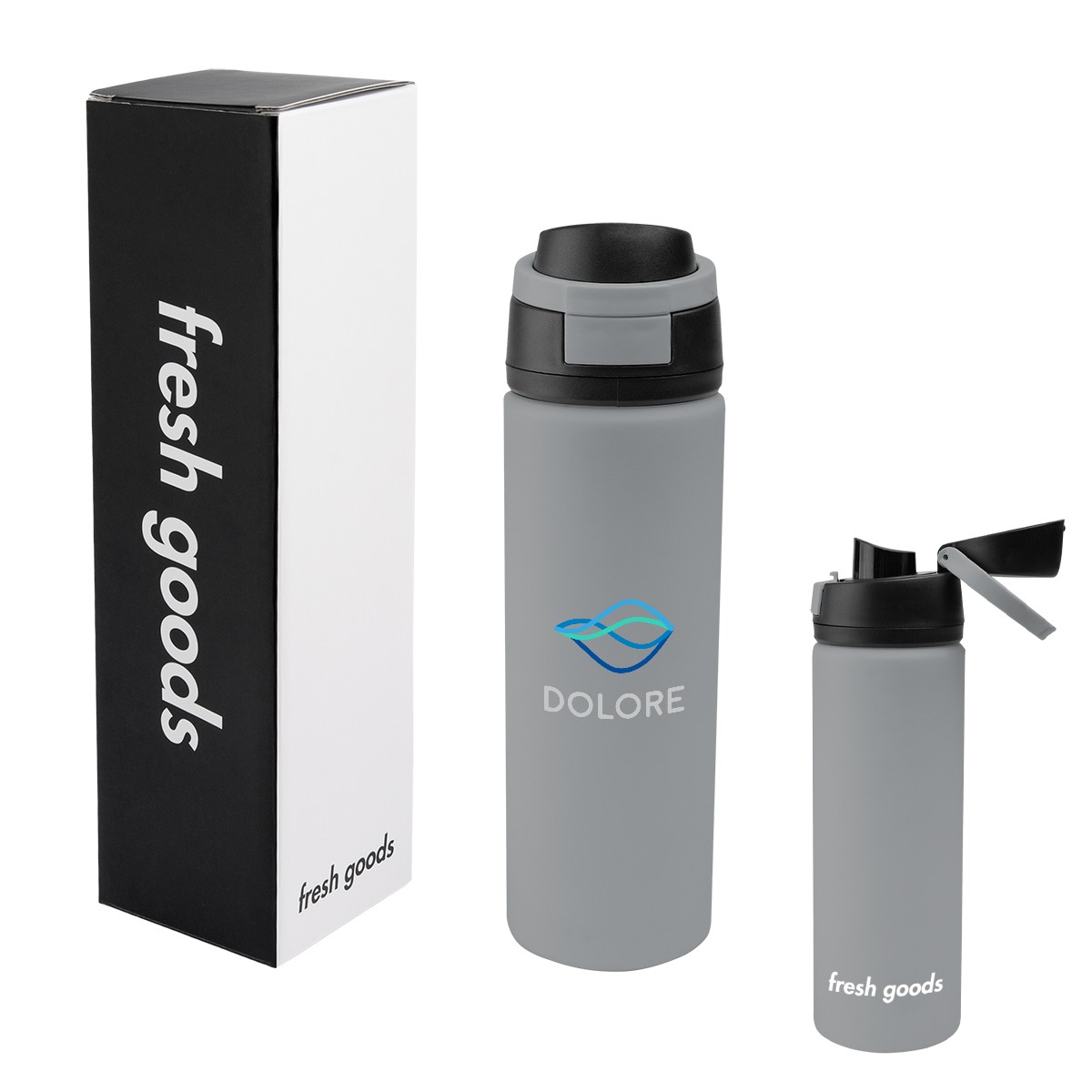 Picture of Fresh Goods 24 Oz. Pop Sip Recycled Stainless Steel Bottle