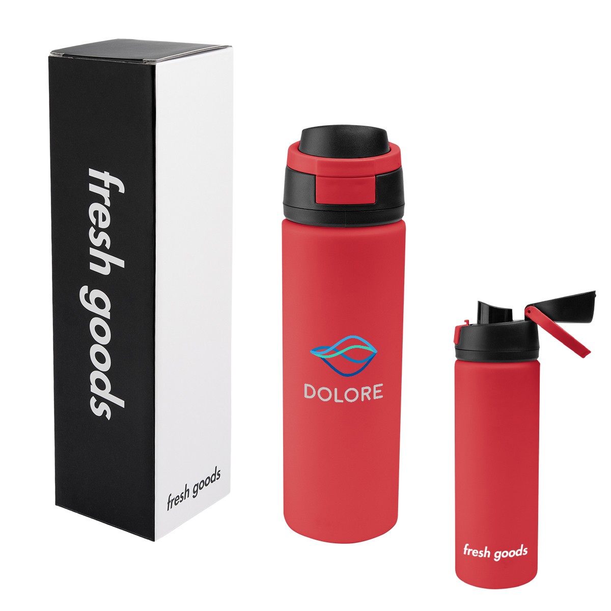 Picture of Fresh Goods 24 Oz. Pop Sip Recycled Stainless Steel Bottle