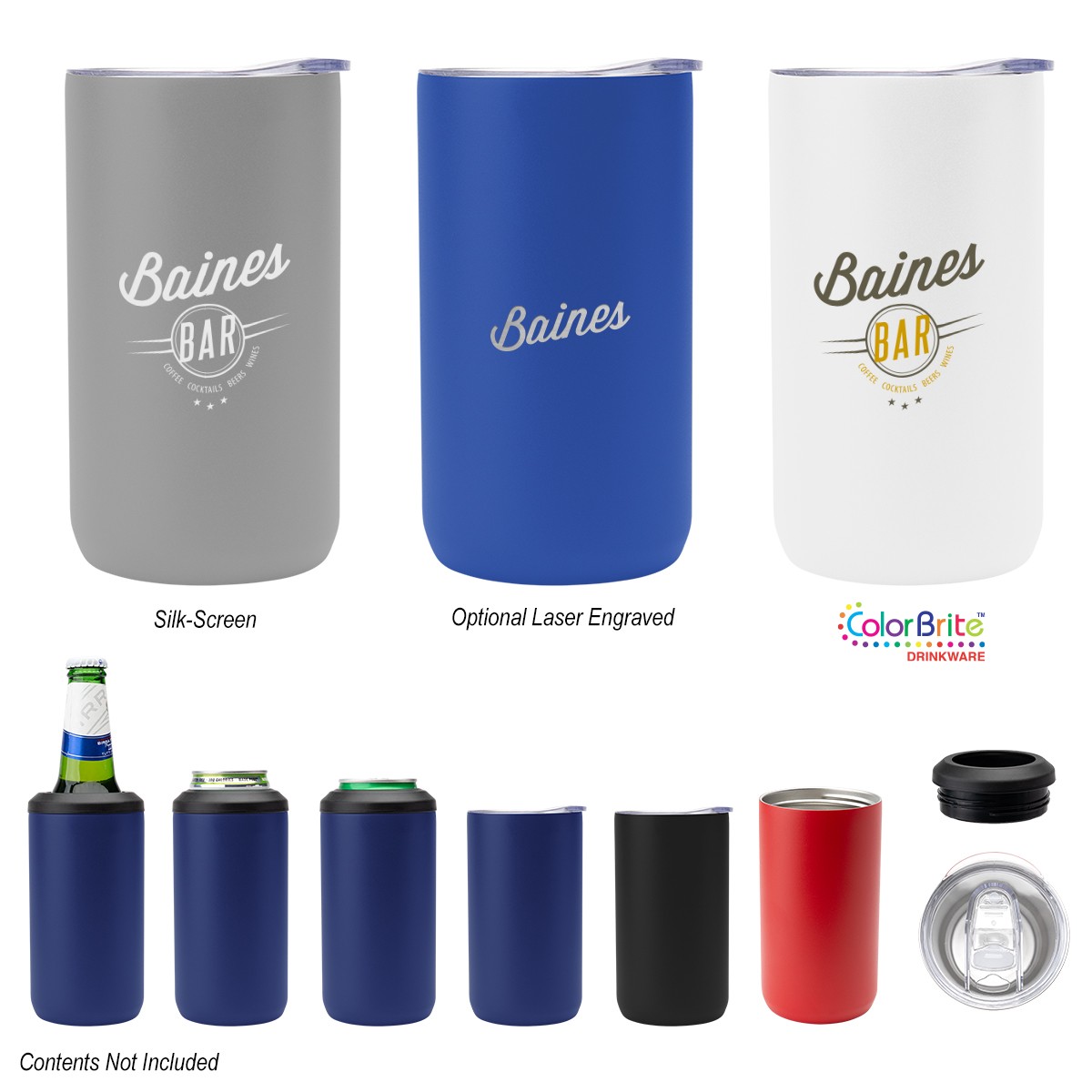 Picture of 12 Oz. 4-in-1 Double Walled Can Cooler