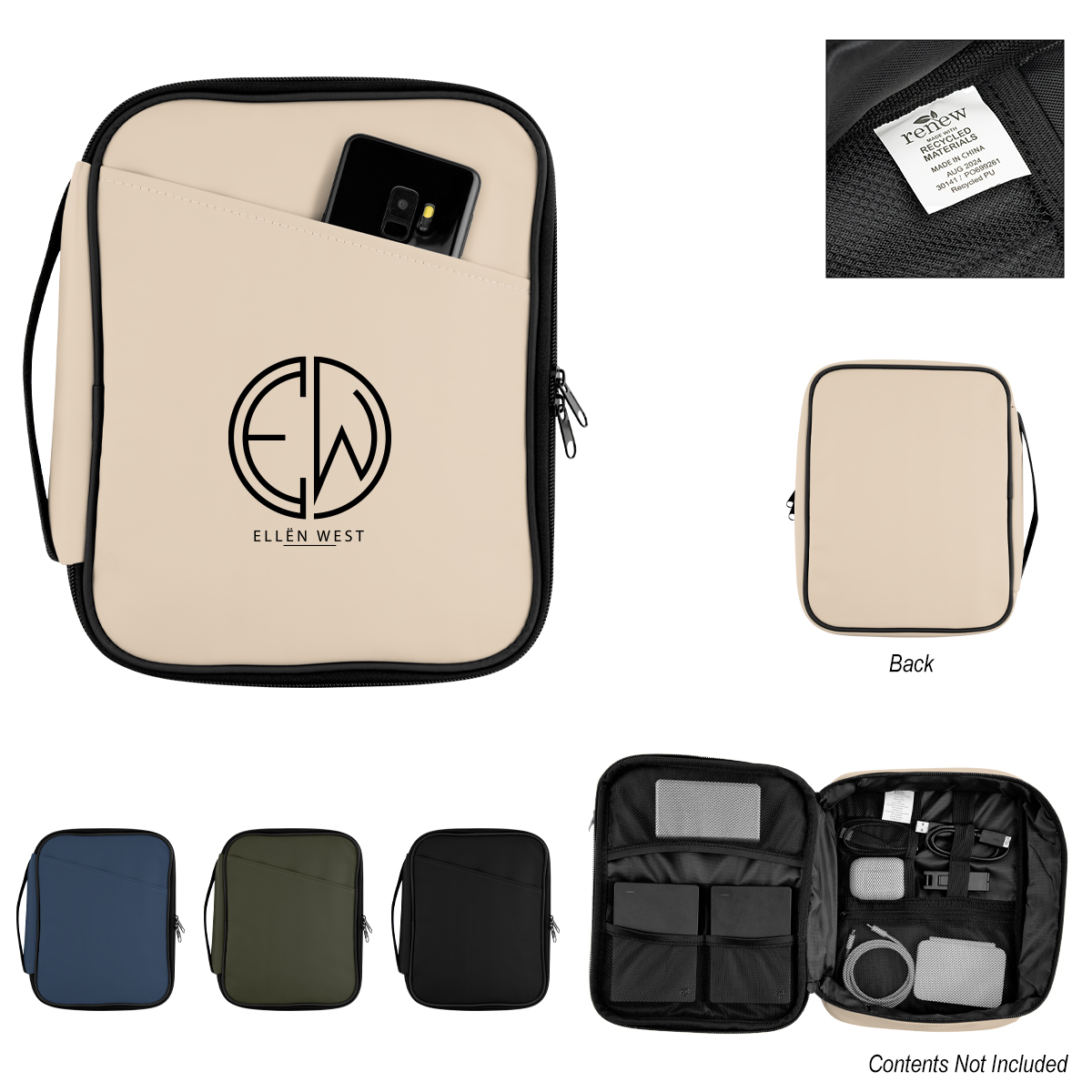 Picture of Hudson Rpet Leatherette Tech Organizer