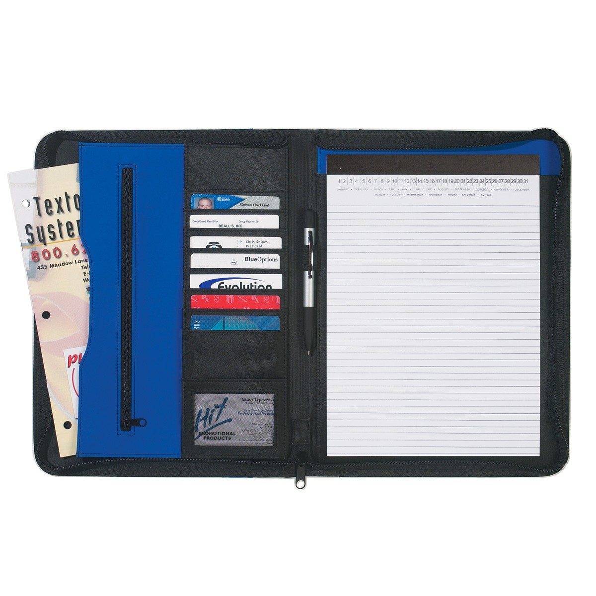 Picture of Contemporary Zippered Portfolio