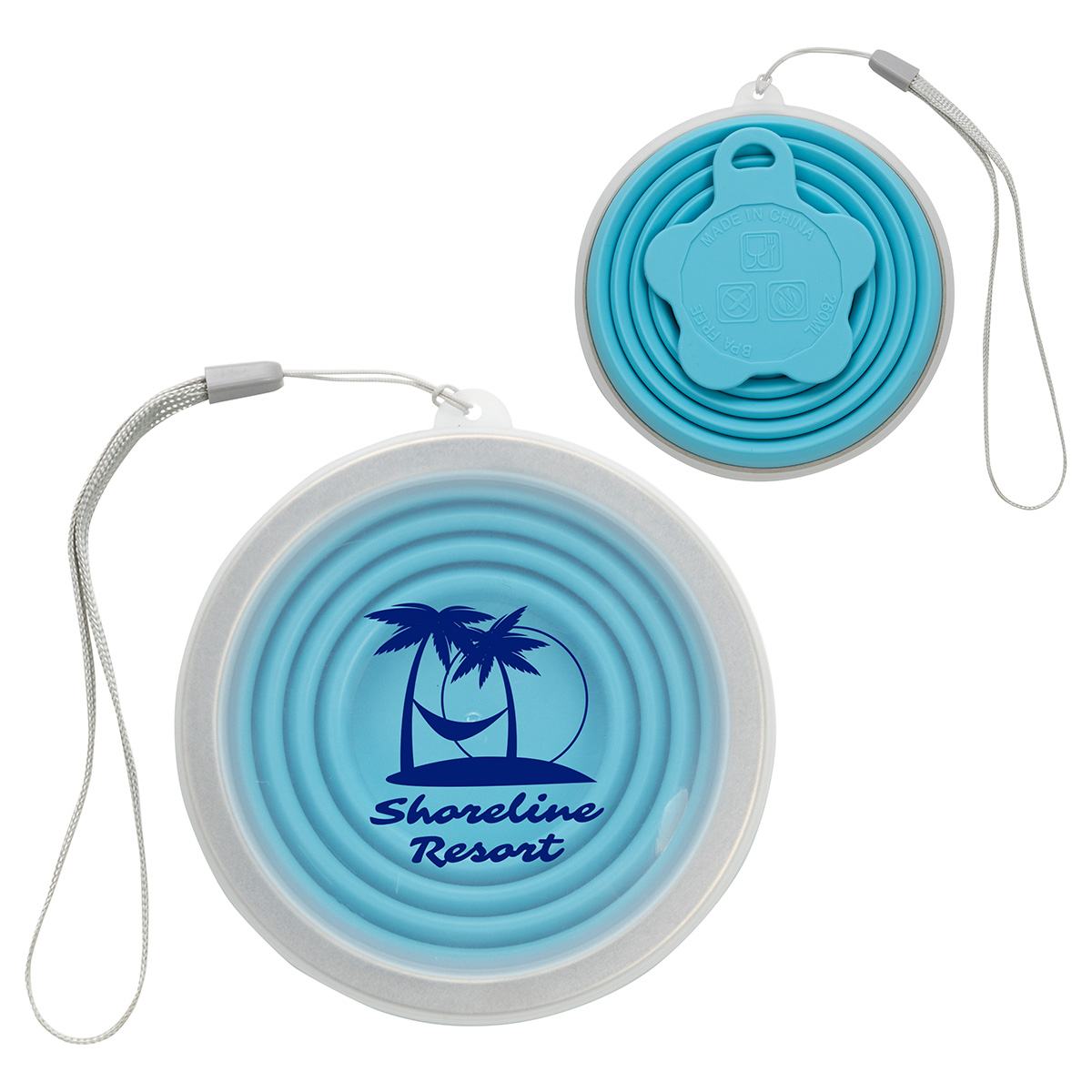 Picture of Groove 9 oz Collapsible Silicone Cup with Lid