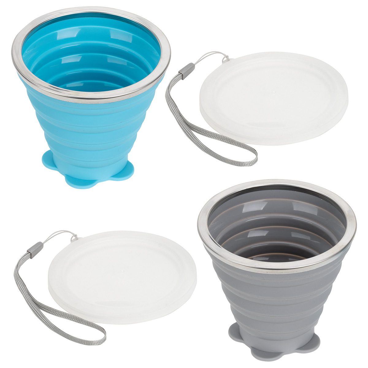 Picture of Groove 9 oz Collapsible Silicone Cup with Lid