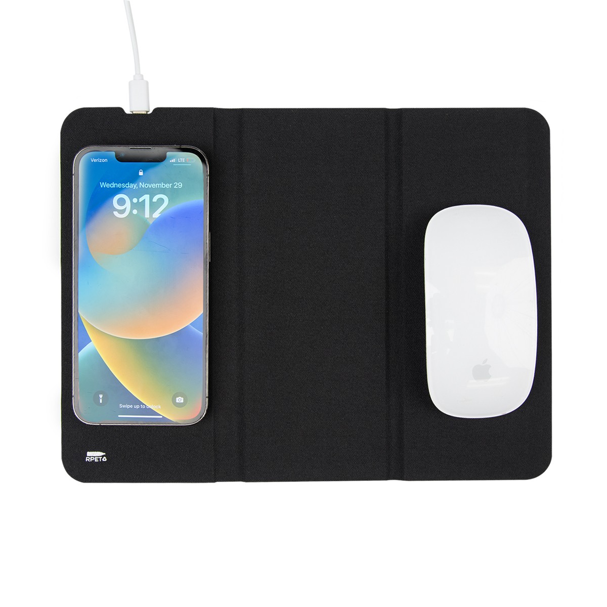 Picture of Rpet 10w Wireless Charging Mouse Pad