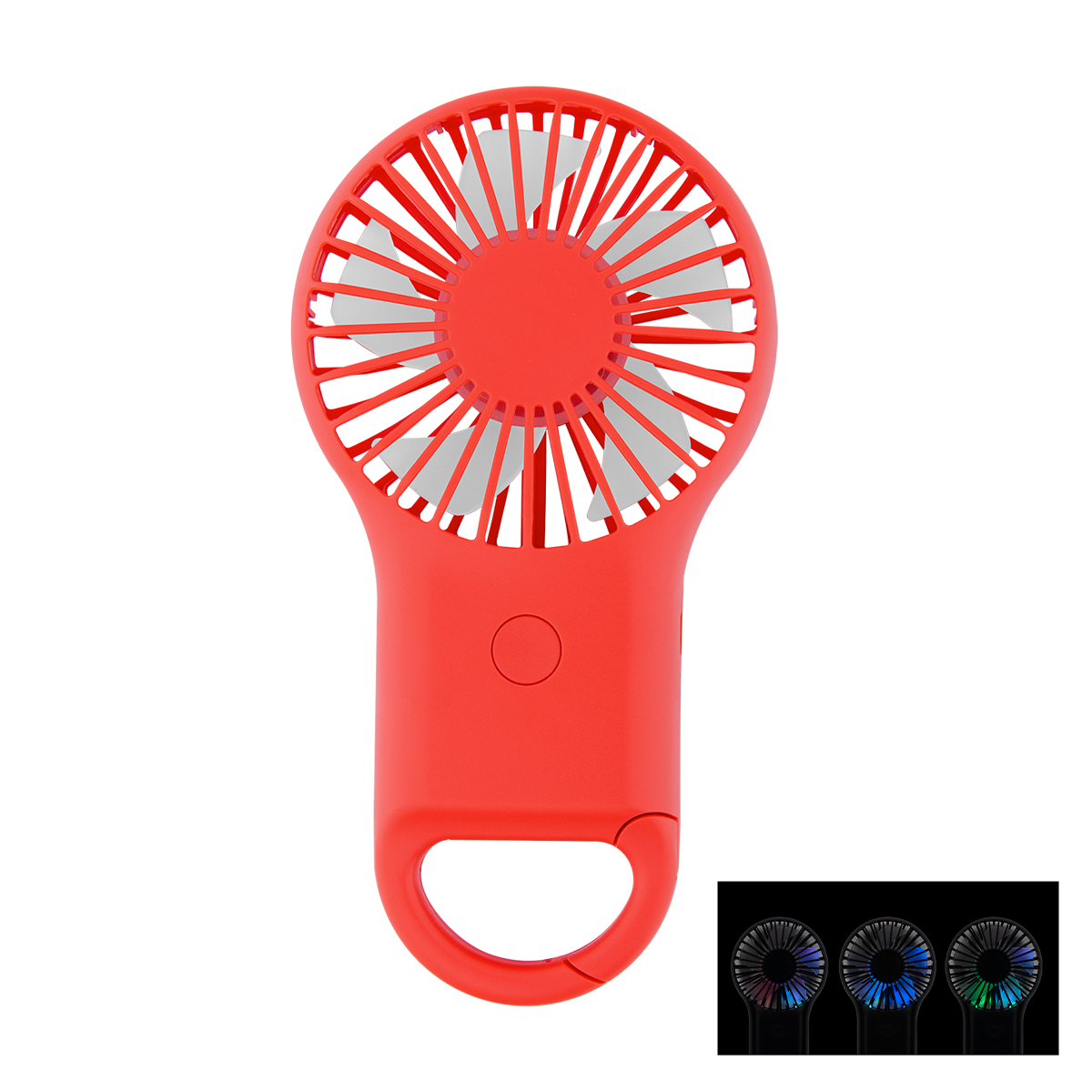 Picture of Rechargeable Handheld Fan With Carabiner 2.0
