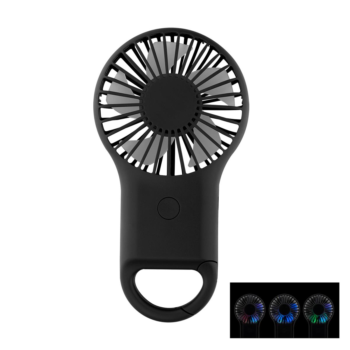 Picture of Rechargeable Handheld Fan With Carabiner 2.0