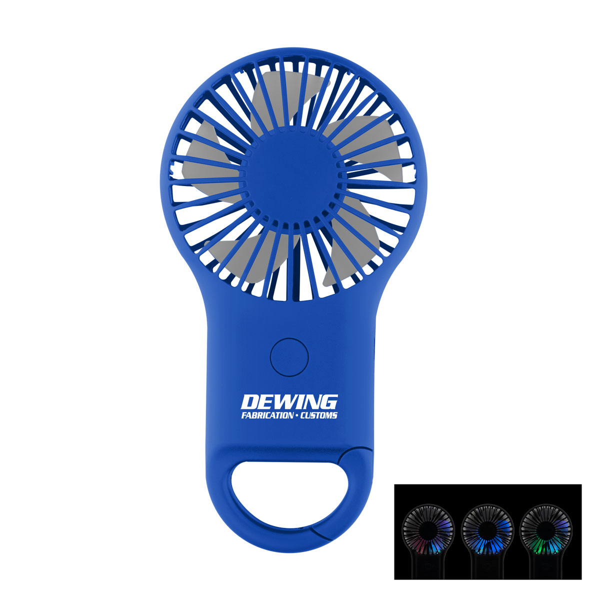 Picture of Rechargeable Handheld Fan With Carabiner 2.0