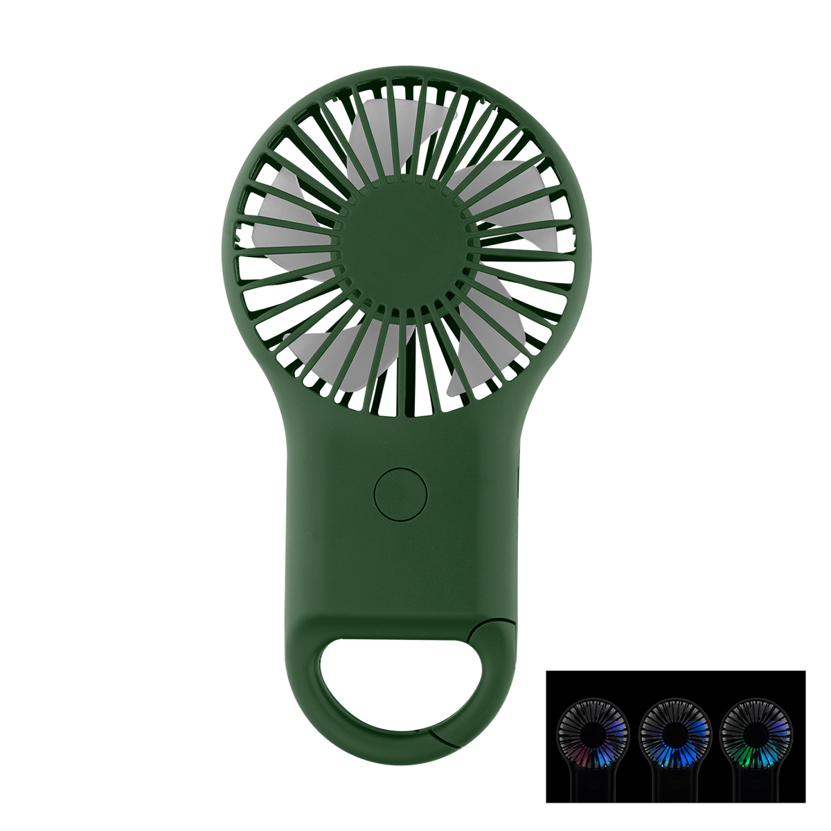 Picture of Rechargeable Handheld Fan With Carabiner 2.0