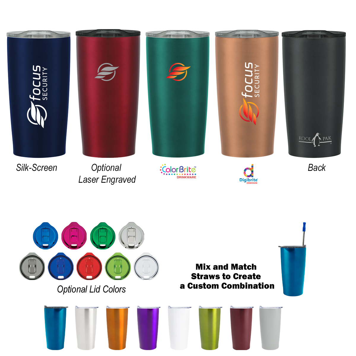Picture of 20 Oz. Kool Pak Stainless Steel Tumbler