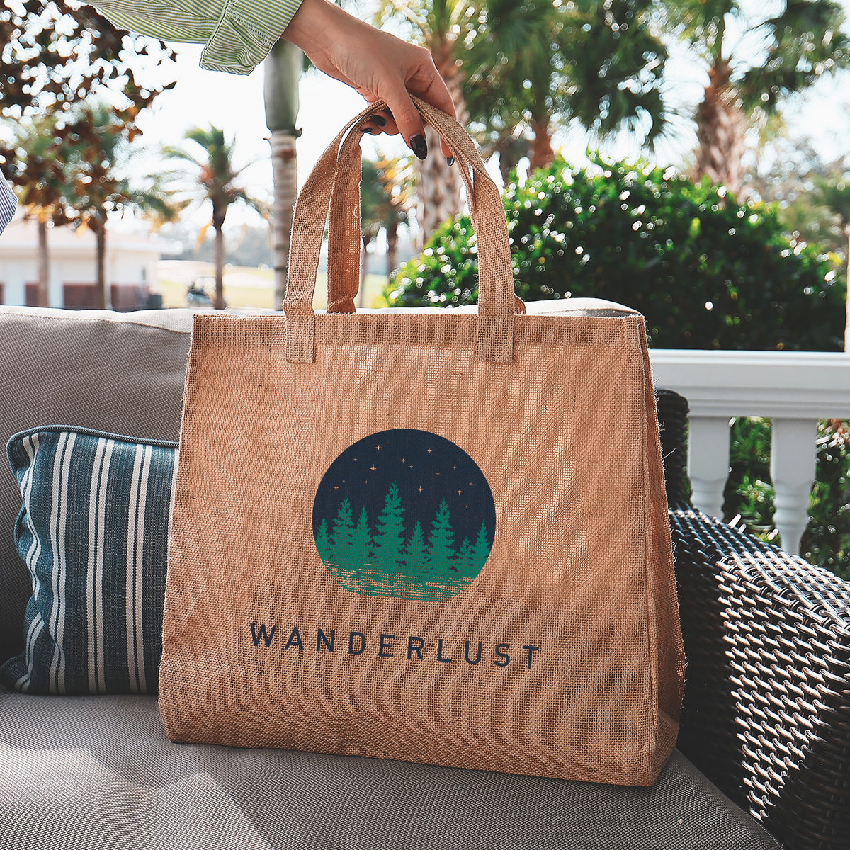 Picture of Juliet Jute Tote Bag