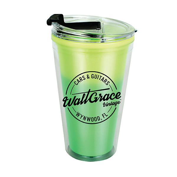 Picture of 16 Oz. Mood Victory Acrylic Cup w/Flip Top Lid