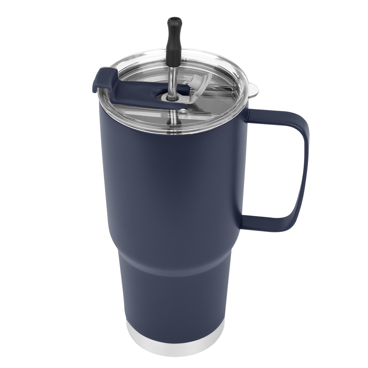 Picture of 30 Oz. Lisbon Stainless Steel Tumbler With Straw