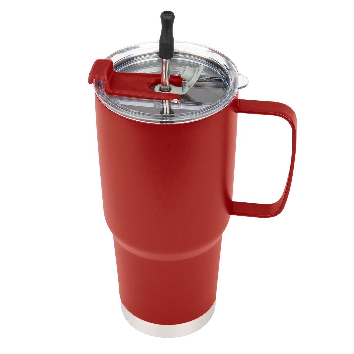 Picture of 30 Oz. Lisbon Stainless Steel Tumbler With Straw