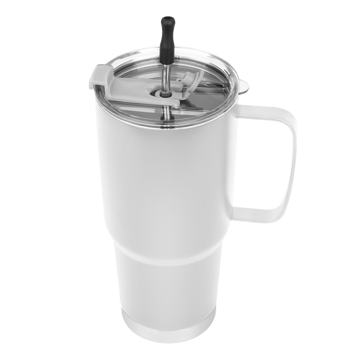 Picture of 30 Oz. Lisbon Stainless Steel Tumbler With Straw