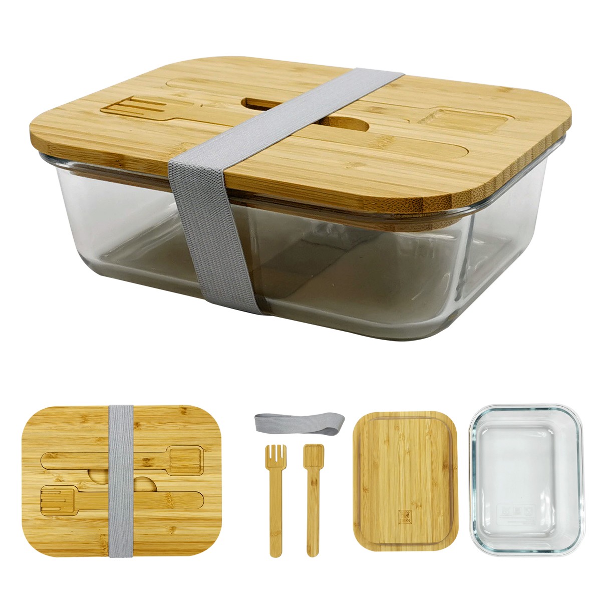 Picture of Chow Bella Glass Bento Box