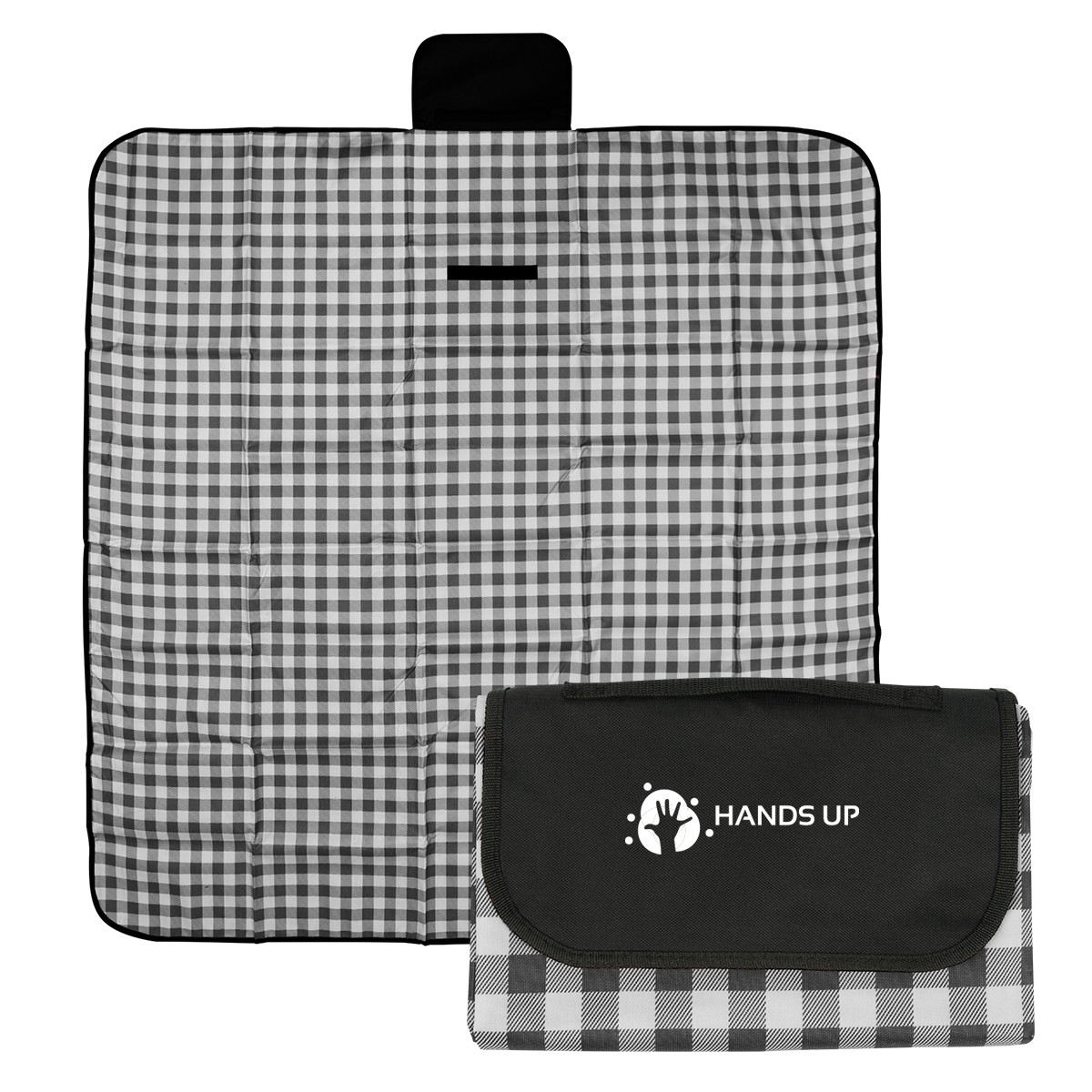 Picture of Gingham Roll-up Picnic Blanket