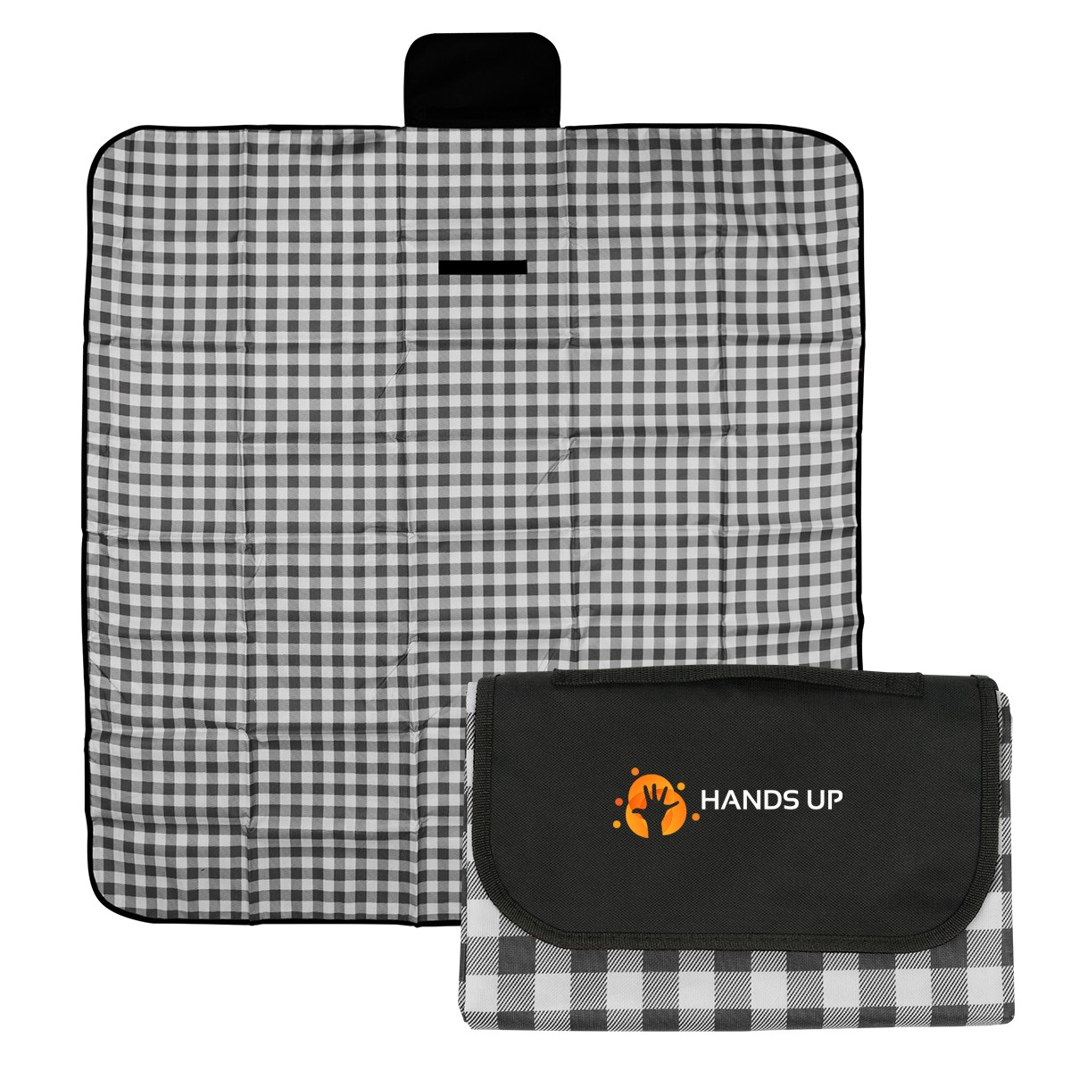Picture of Gingham Roll-up Picnic Blanket