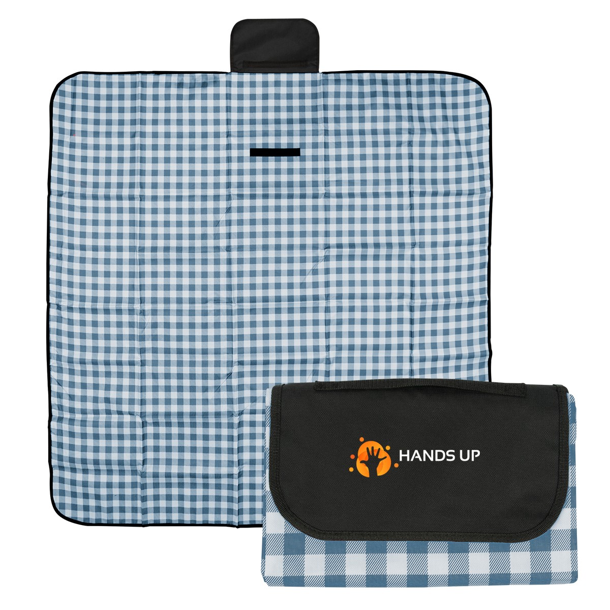 Picture of Gingham Roll-up Picnic Blanket
