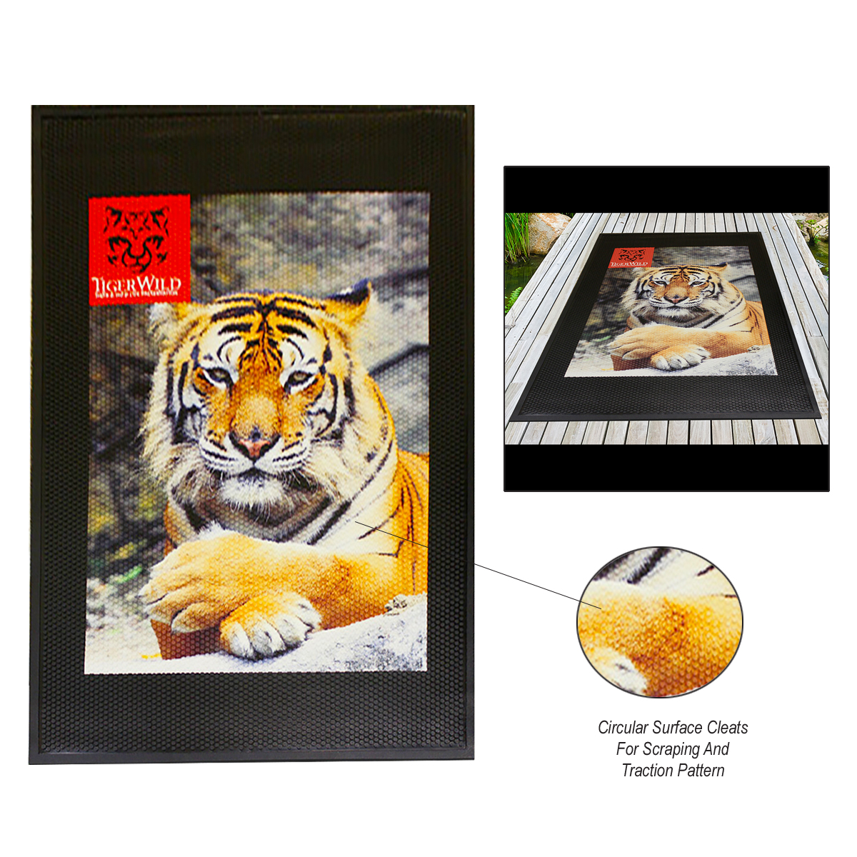 Picture of 3' X 5' Superscrape™ Impressions Indoor & Outdoor Floor Mat