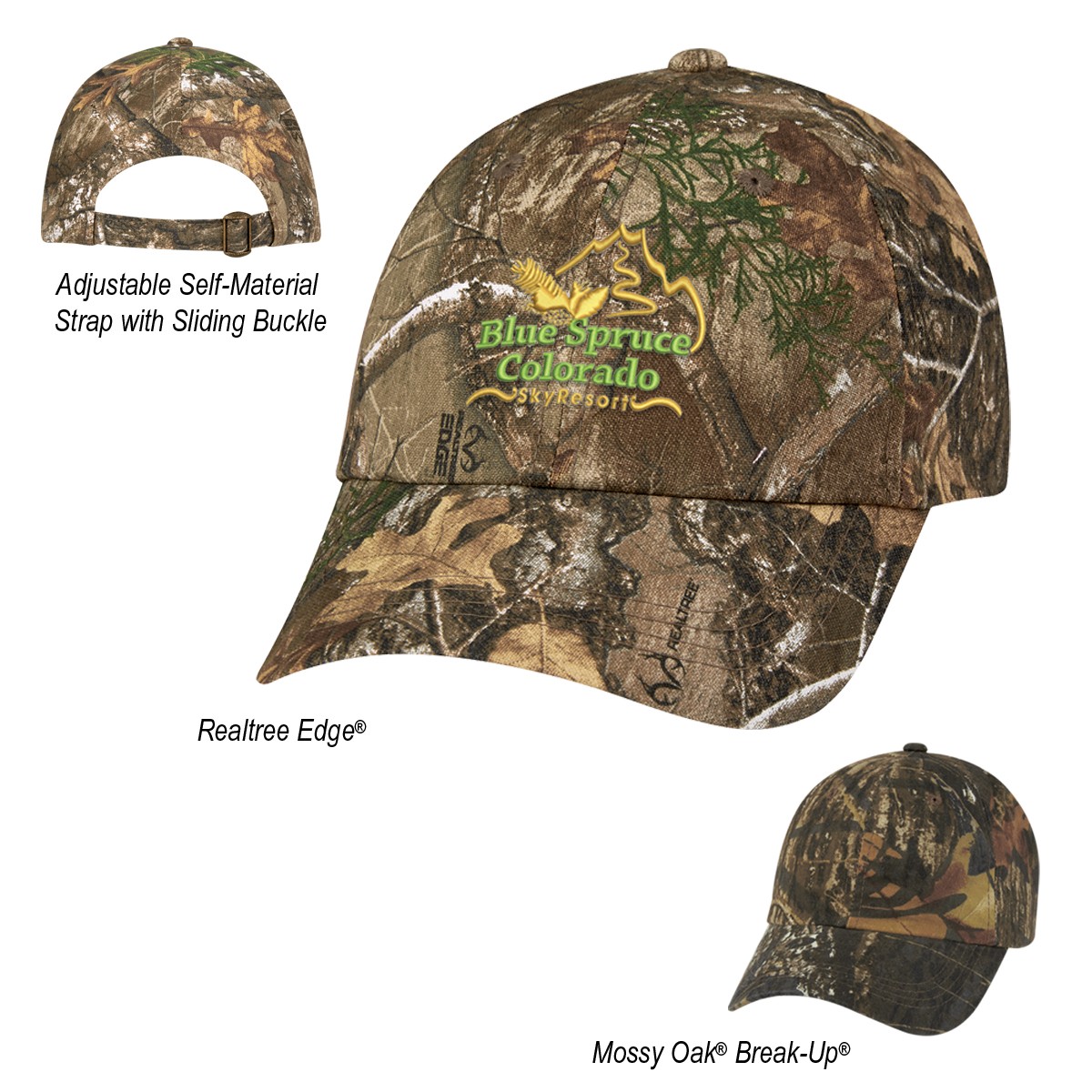 Picture of Realtree® And Mossy Oak® Hunter's Hideaway Camouflage Cap