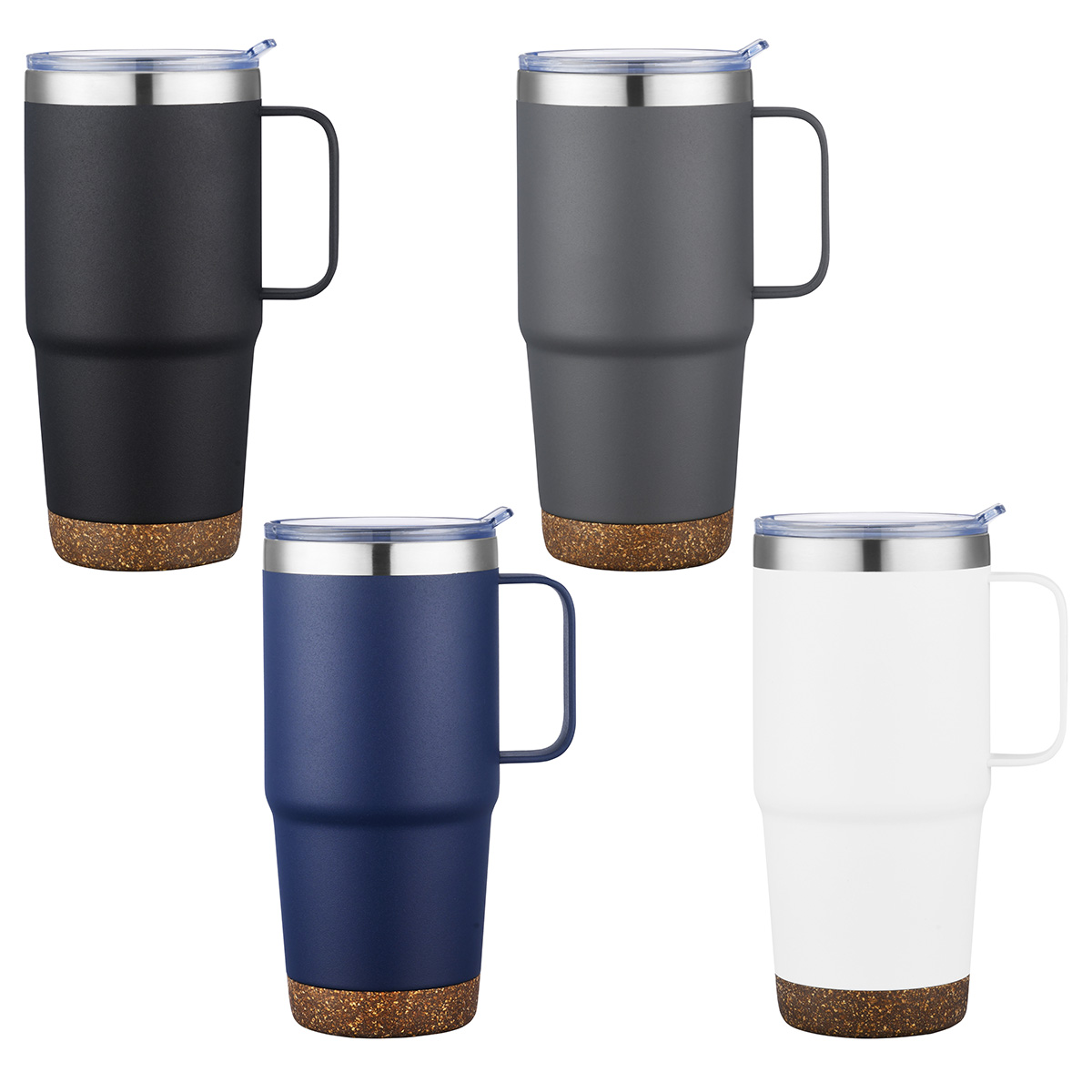 Picture of Cortina 24 oz Vacuum Insulated Travel Mug with Cork Base
