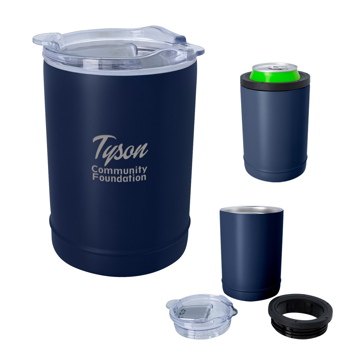 Picture of 2-in-1 Copper Insulated Beverage Holder And Tumbler