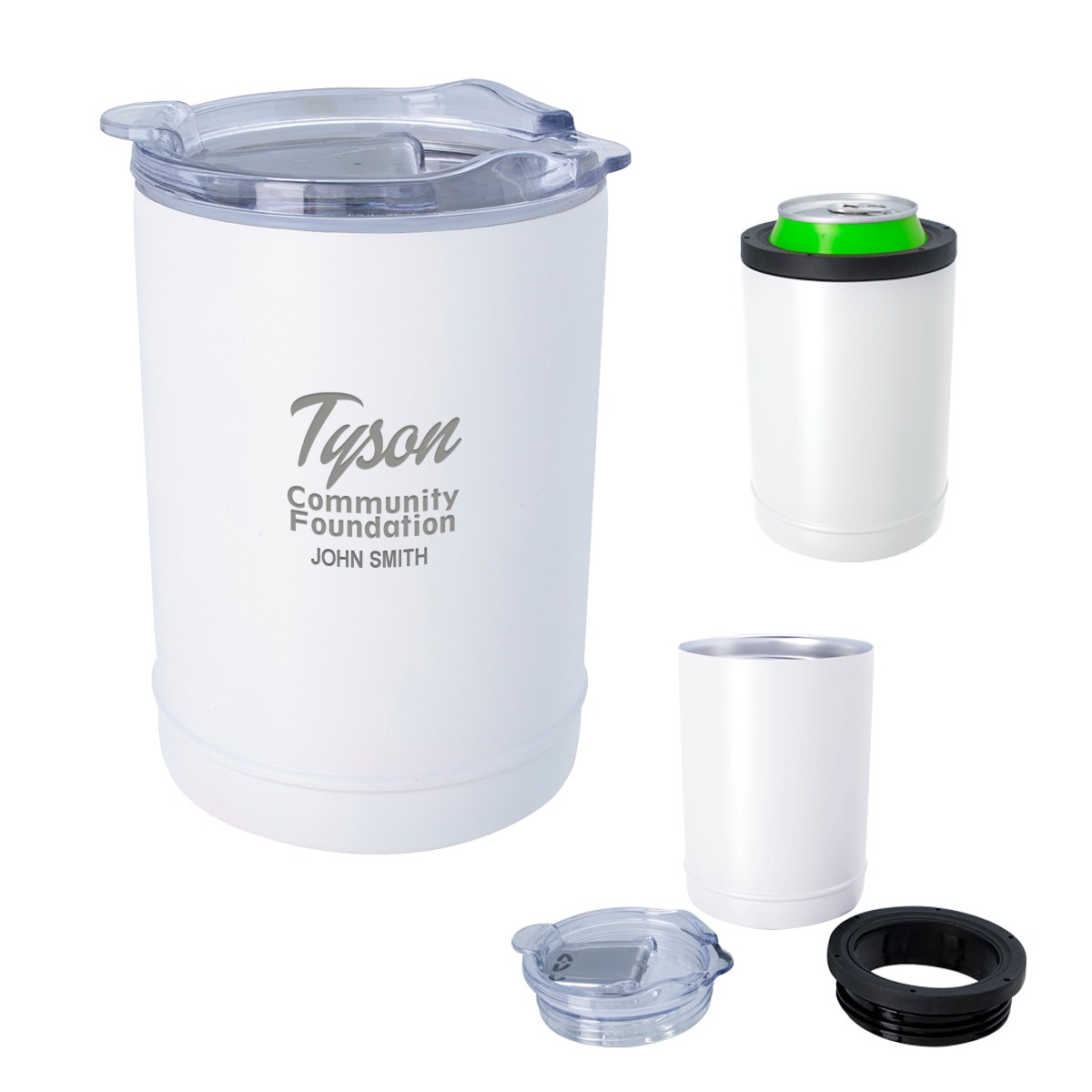 Picture of 2-in-1 Copper Insulated Beverage Holder And Tumbler
