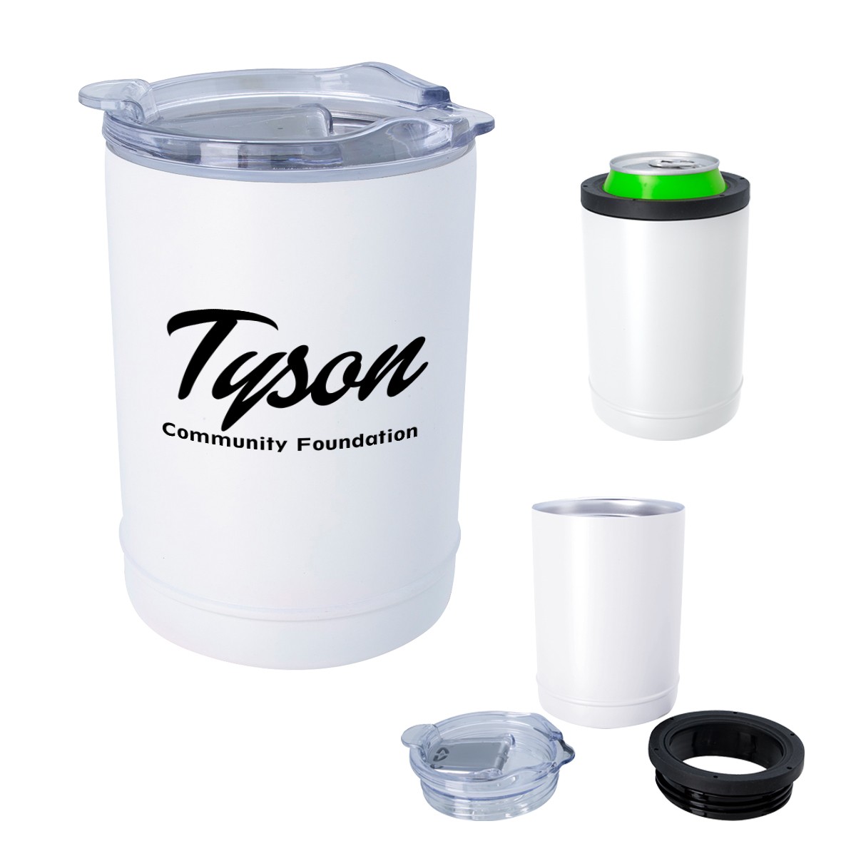 Picture of 2-in-1 Copper Insulated Beverage Holder And Tumbler