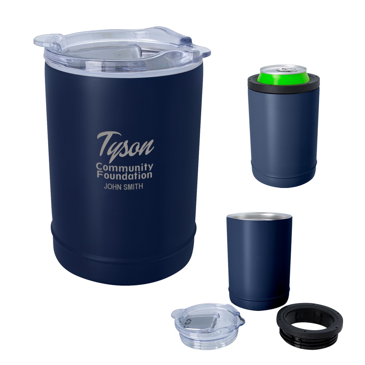 Picture of 2-in-1 Copper Insulated Beverage Holder And Tumbler
